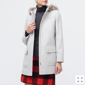 J. Crew Vail parka in stadium-wool